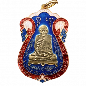 AML6602120021 : หลวงปู่เอี่ยมวัดหนัง ยันต์สี่ พิมพ์สามจุด