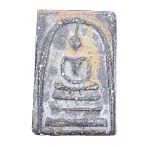 AML6603250022 : พระสมเด็จ หลังตรารัชกาลที่4 เนื้อดำ