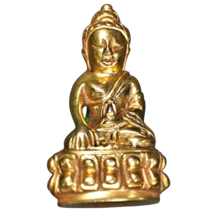 AML6707120023 : พระกริ่งปวเรศ เนื้อทองดอกบวบ