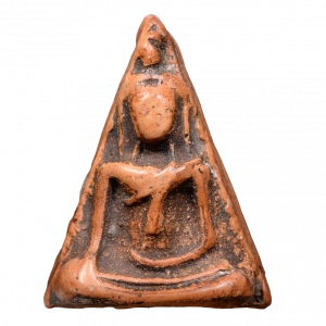 AML68021414558 : พระนางพญา พิมพ์เข่าโค้ง เนื้อดิน