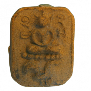 หลวงพ่อปาน วัดบางนมโค พิมพ์ขี่ไก่หางพวง เนื้อดิน