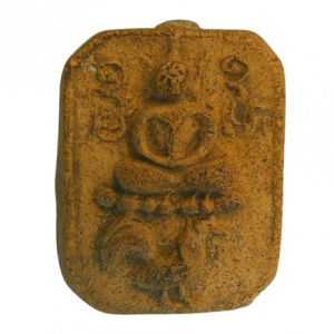 หลวงพ่อปาน วัดบางนมโค พิมพ์ขี่ไก่หางพวง เนื้อดิน